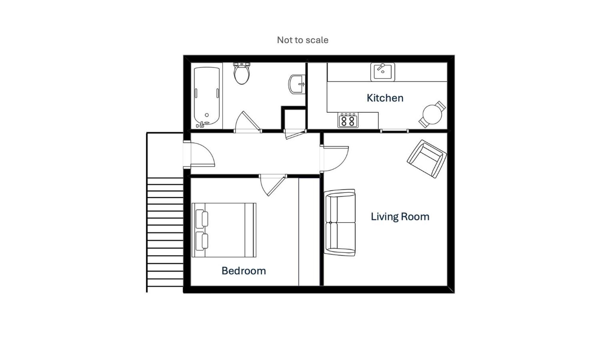 Twos Mews Daire Cardiff Dış mekan fotoğraf